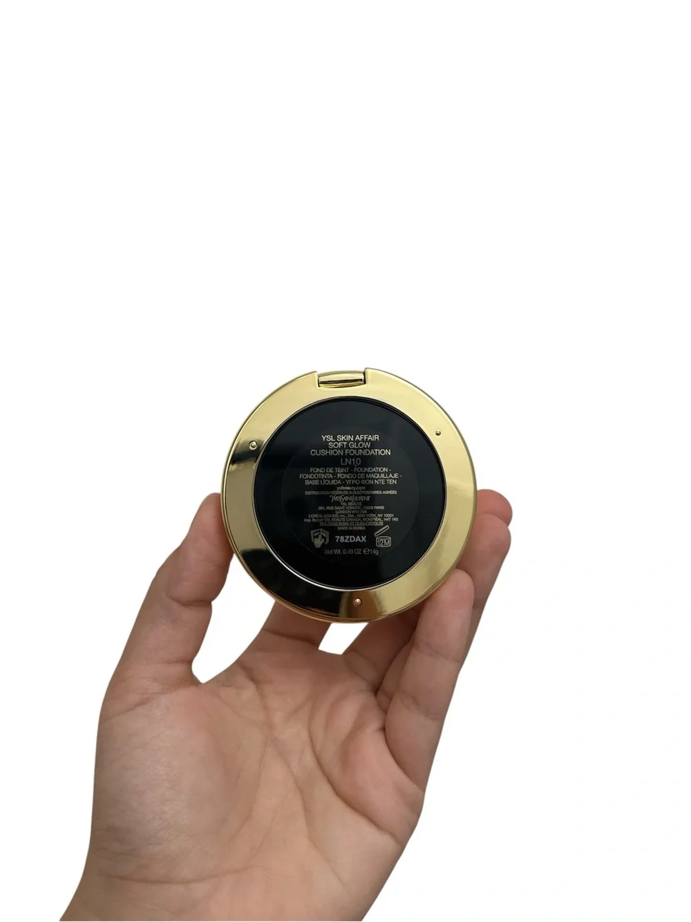 Yves Saint Laurent soft glow cushion foundation- LN10